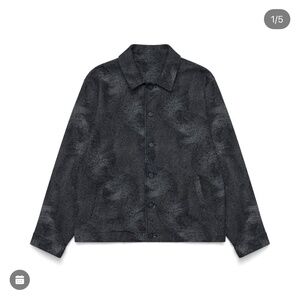 Front Office Co Fingerprint Denim Jacket